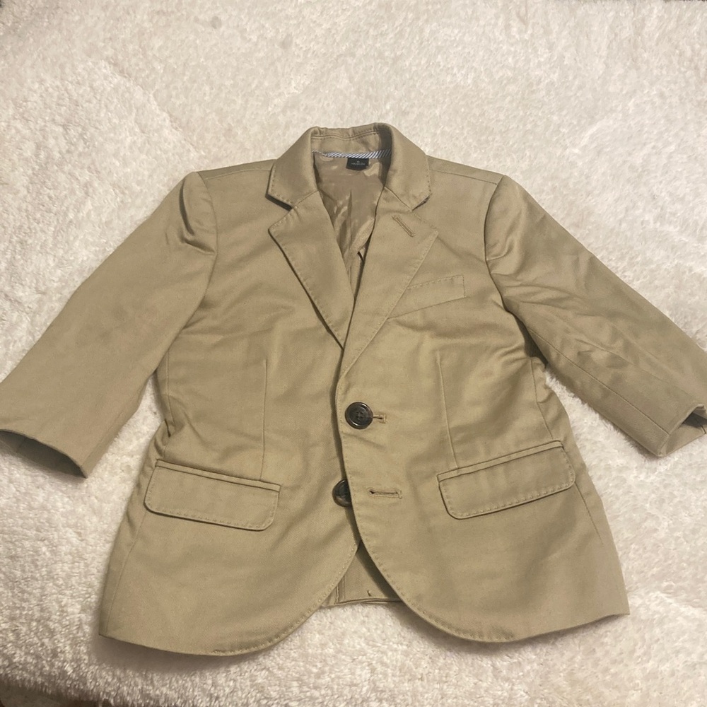 Crewcuts Classic Tan Blazer Jacket size 2 NWT